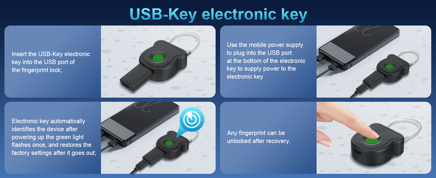 Fingerprint Padlock Lock