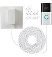 18V 500mA Doorbell Adapter 33 Feet Extra Long Cable ETL Certification Video Doorbell Power Adapte...