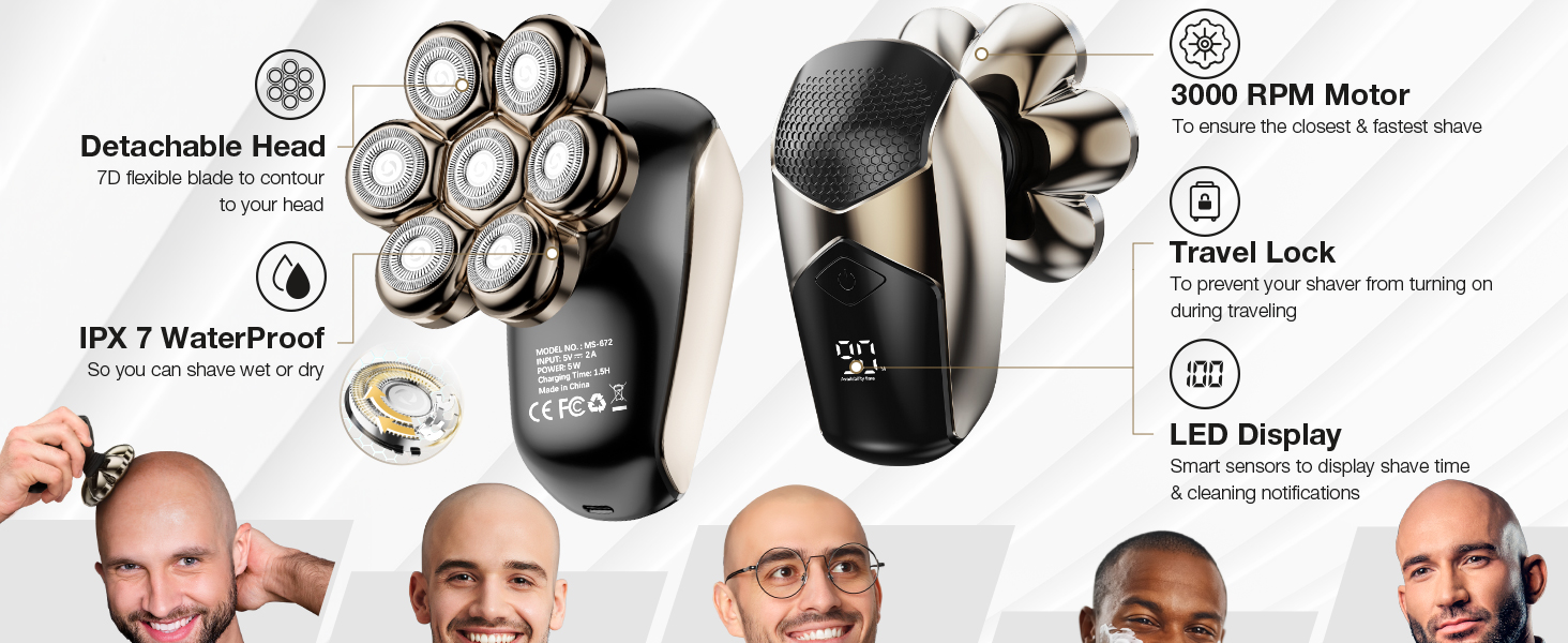 Head Shavers for Bald Men