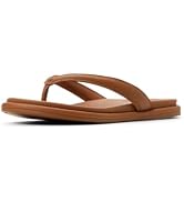 Sperry Women's Isla Leather Flip Flop Sandal, Brown, 5