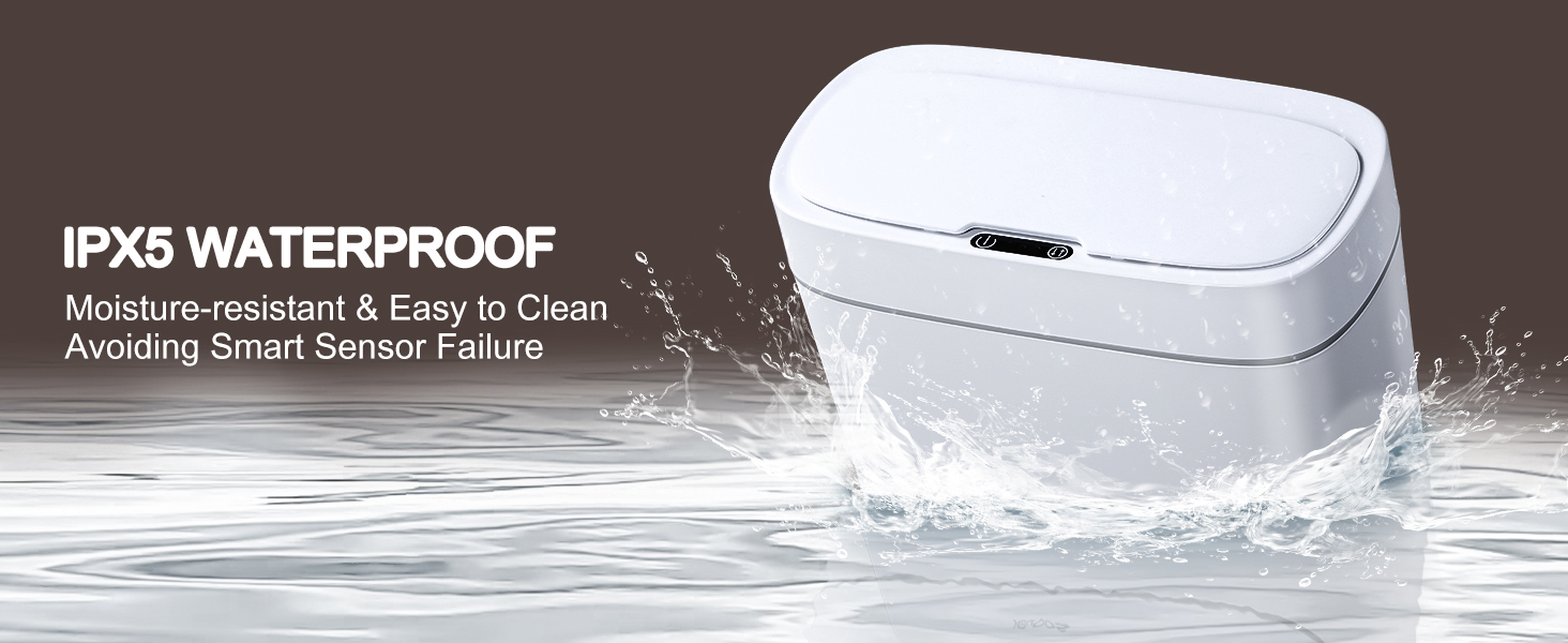 hands free trash can · automatic garbage can · self opening trash can · 0.3 second sensor