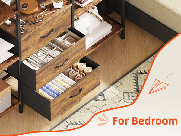 Smart hidden storage drawers