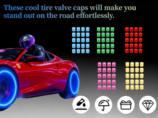 Fluorescent Vavle caps