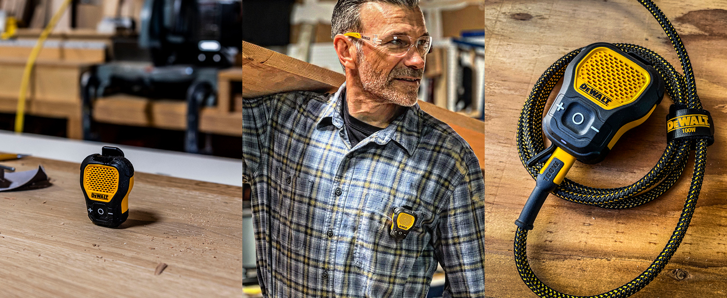 dewalt wearable speaker