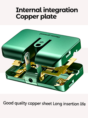 blue flat outlet extender