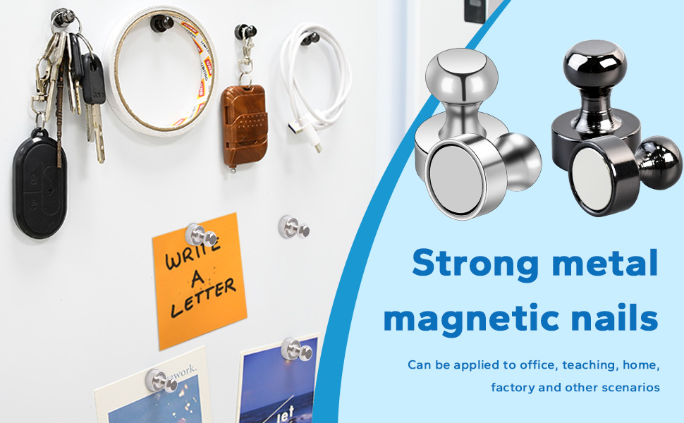 Strong Fridge Magnets Refrigerator Magnets for Whiteboard Small Magnets Push Pin Tiny