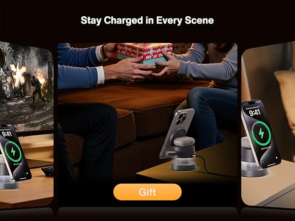 3 in 1 Wireless Charging Station