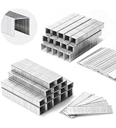 SHALL JT21 Staples &amp; 18 Gauge Brad Nails Set, 8000-Count, Light Duty 7/16" Crown Staples for Stap...