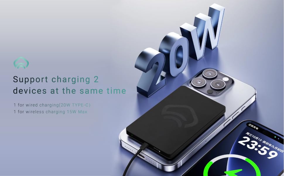 support charging 2 devices at the same time