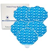 Flying Insect Trap Refill Kit Plug-in Sticky Card Plug Refill Replacement Glue Cards for HU002 In...