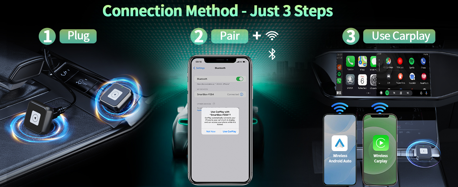 Wireless CarPlay &amp;amp; Android Auto Adapter