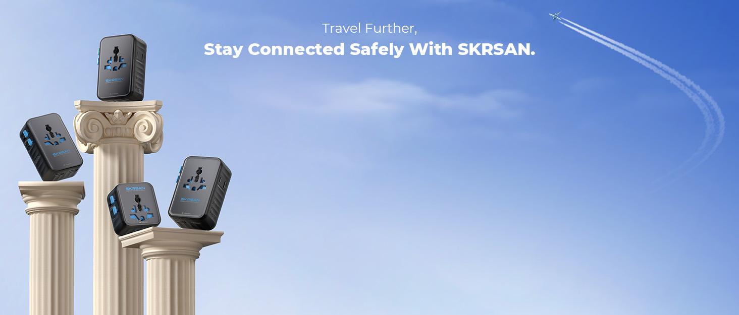 SKRSAN Aura International Travel Adapter