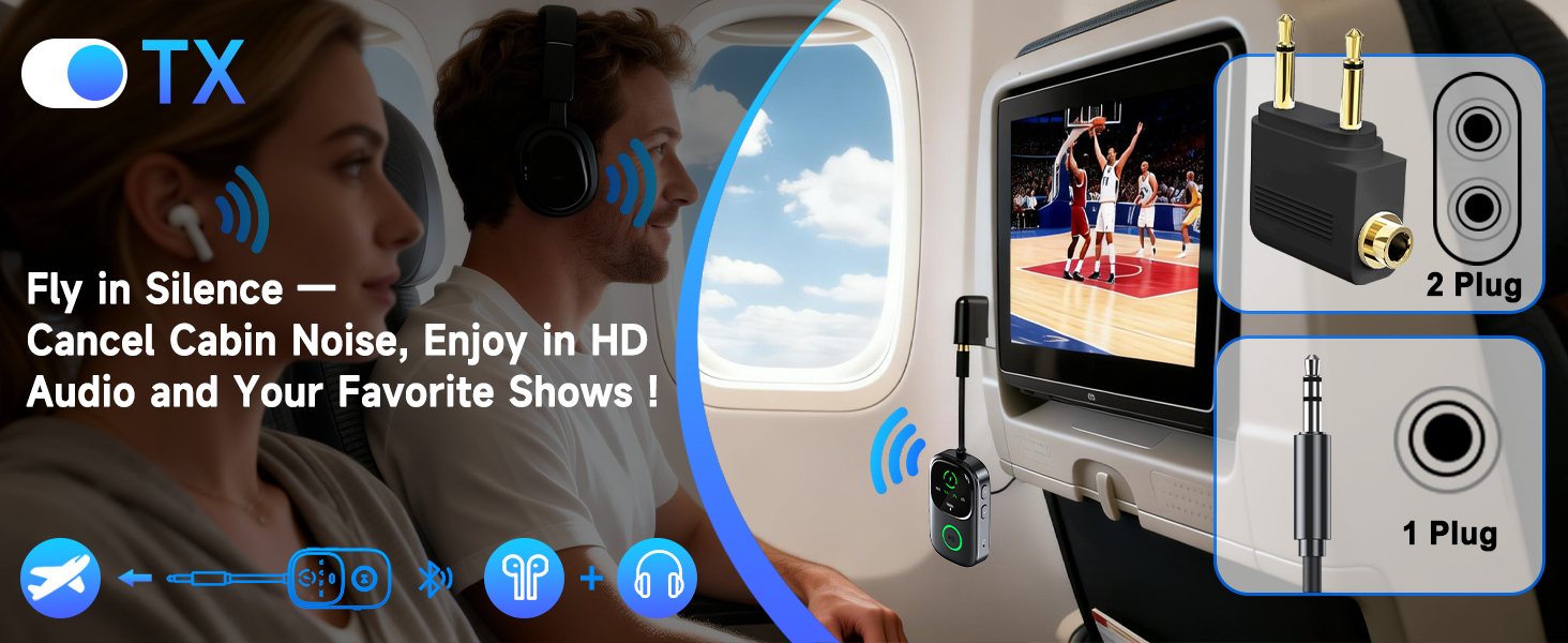 airplane bluetooth adapter