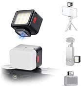 ULANZI DG01 Mini Cube Phone Light Portable LED Camera Light for DJI OSMO Pocket 3 Action Camera S...