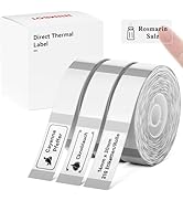 NIIMBOT D11 Label Maker Tape D110 Labels 3Rolls, Self-Adhesive Labeling Tape Replacement 0.55" X ...