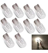 AWGUKA Pack-10 Car 7443 Brake Light Bulb, 12V 21/5W 7443 Bulb, Super Bright Shockproof Quartz Gla...