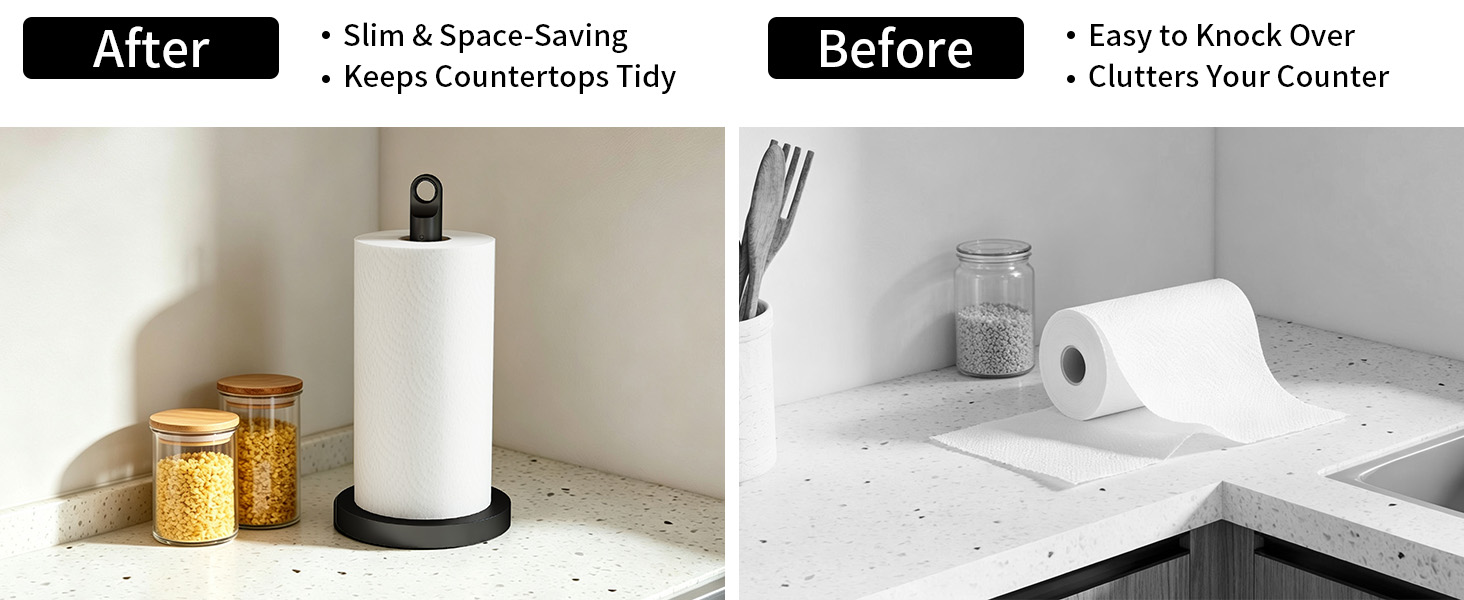 Paper Towel Holder Countertop for Kitchen