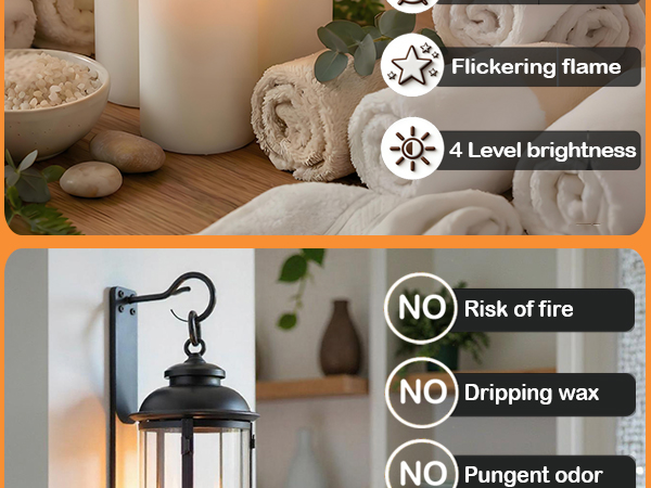 flameless candles with remote for house decor
