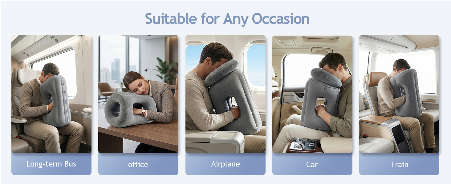 inflatable neck pillow