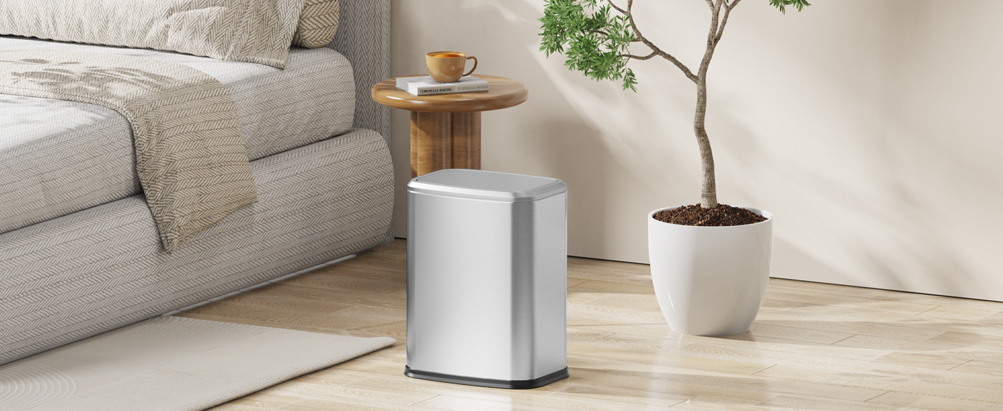 2.1 Gallon Bathroom Trash Can