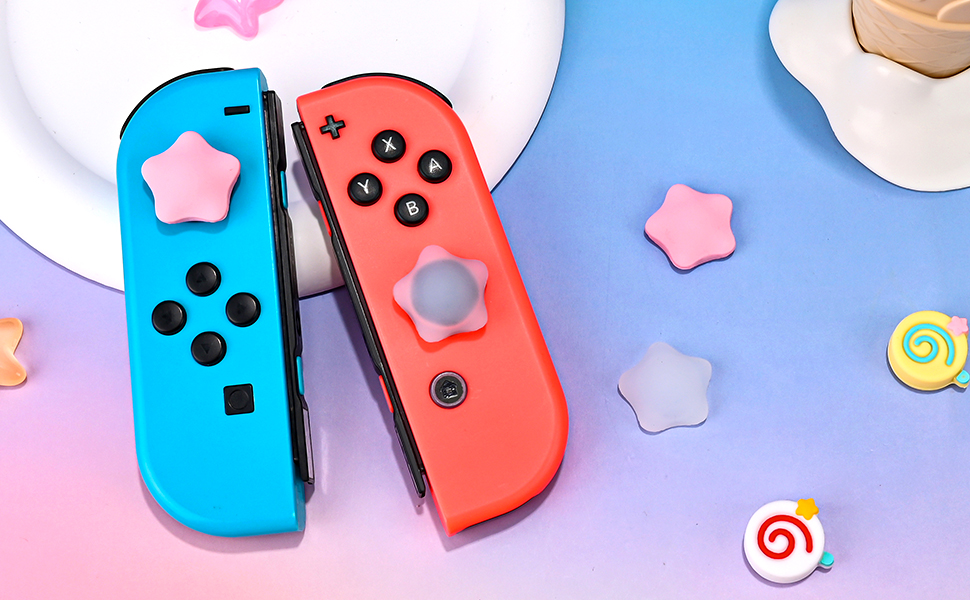 Switch thumb grip cap