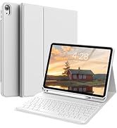 KVTVOU Keyboard Case for iPad (A16) 11th/10th Generation (11/10.9 Inch, 2025/2022) with Pencil Ho...