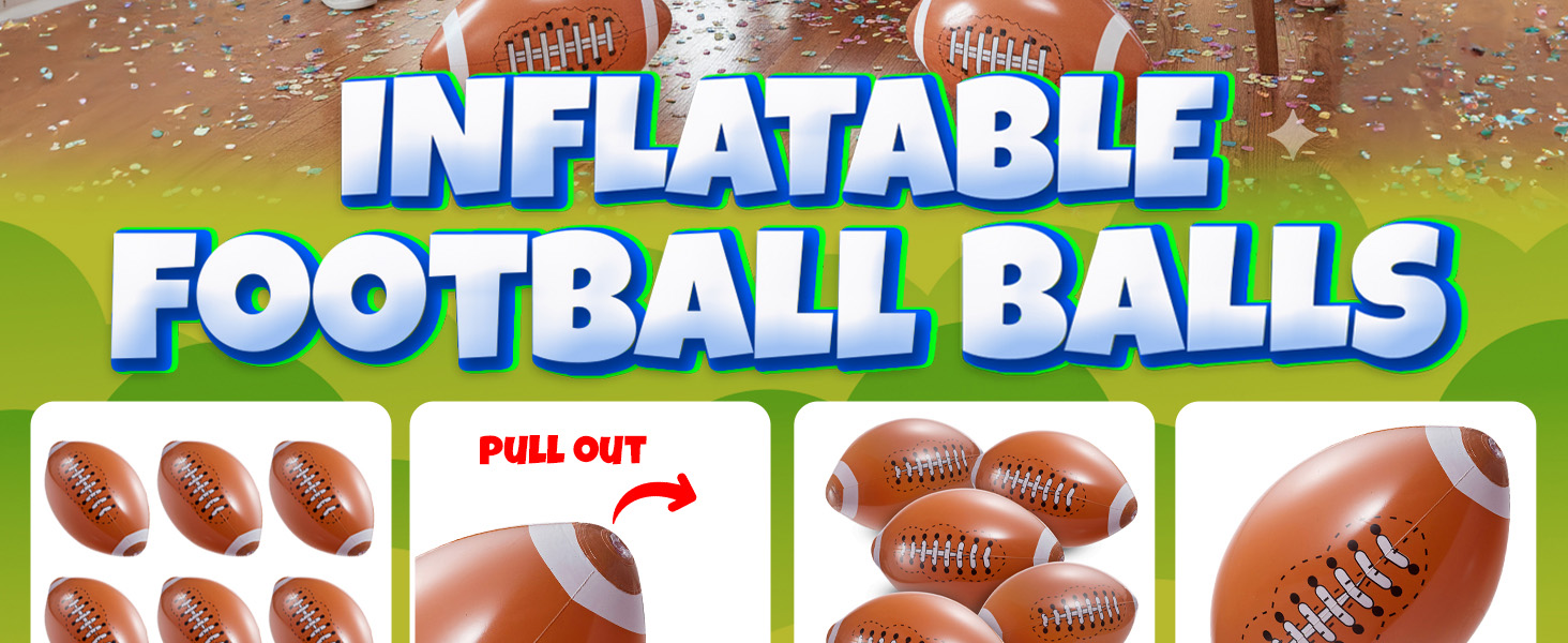 Football party decoratoins football party favors football birthday decor goodie bag stuffers