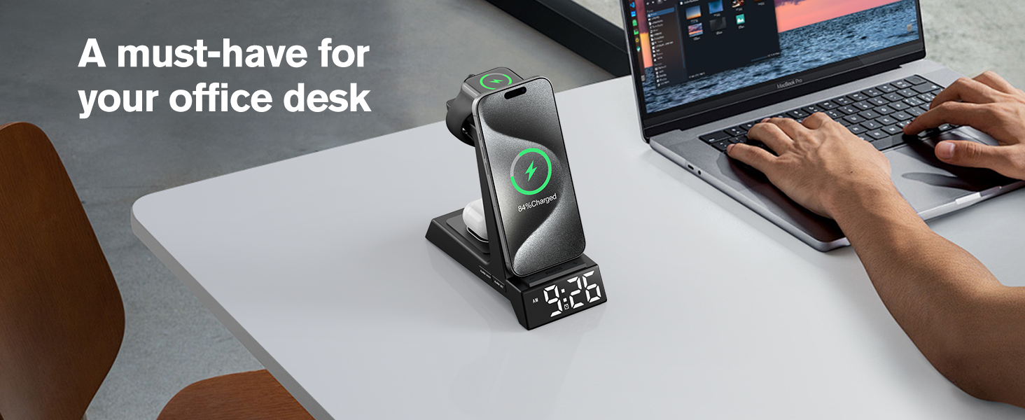 alarm clock charging station