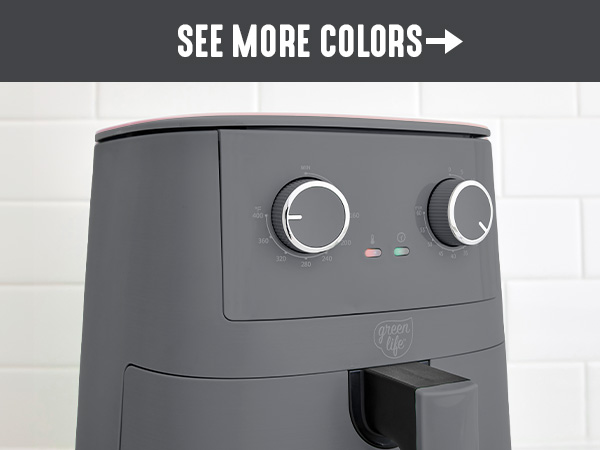 GreenLife, Ceramic Nonstick, PFAS-Free, Non-Toxic, Electrics, Air Fryer