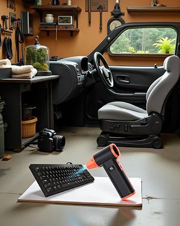 Cordless Car Dryer Air Blower Gun Mini Blower Super Power Turbo Fan