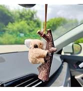 Koala Car Accessories Car Hanging Ornament, Cute Plush Koala Car Center Console Decoration, Car H...