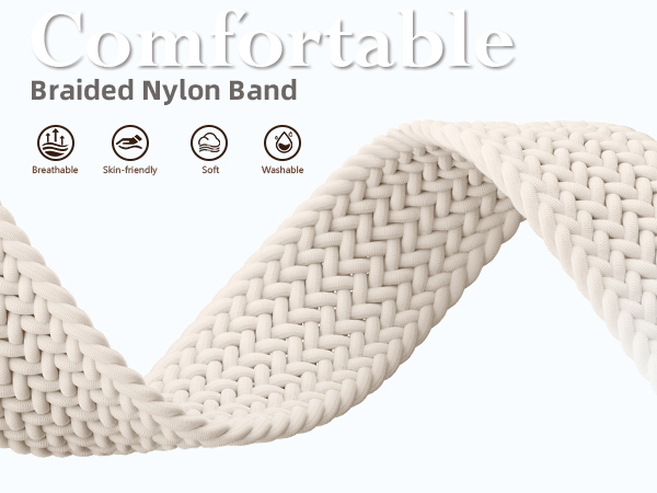 DaQin Stretchy Nylon Relacement Wristband for Women