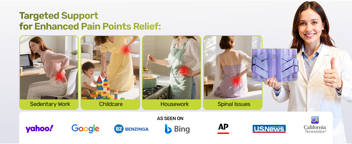 lower back brace and back brace for women