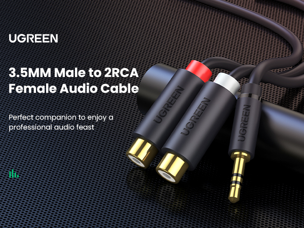 3.5mm to 2RCA Cable