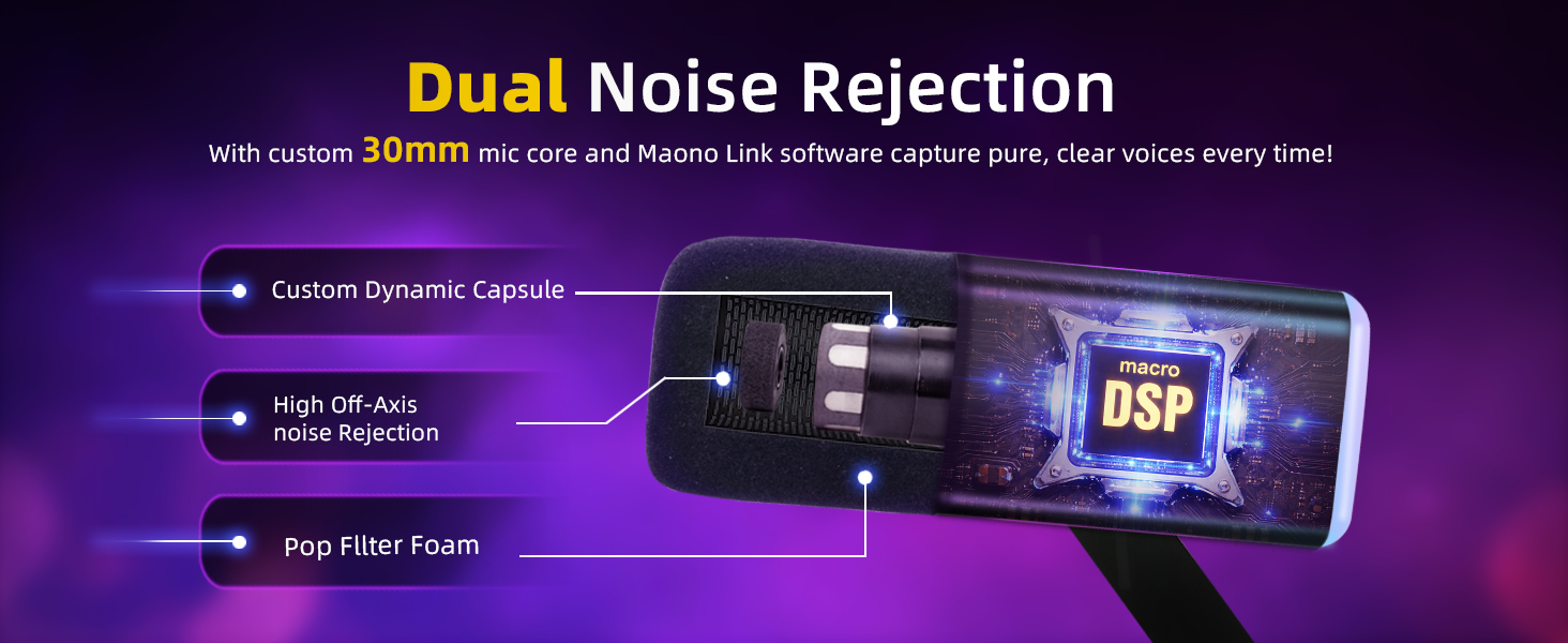 XLR/USB Gaming Microphone for PC