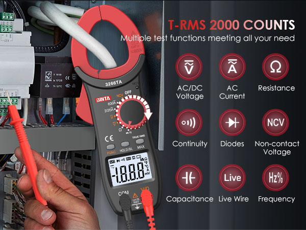 amp meter clamp ac/dc