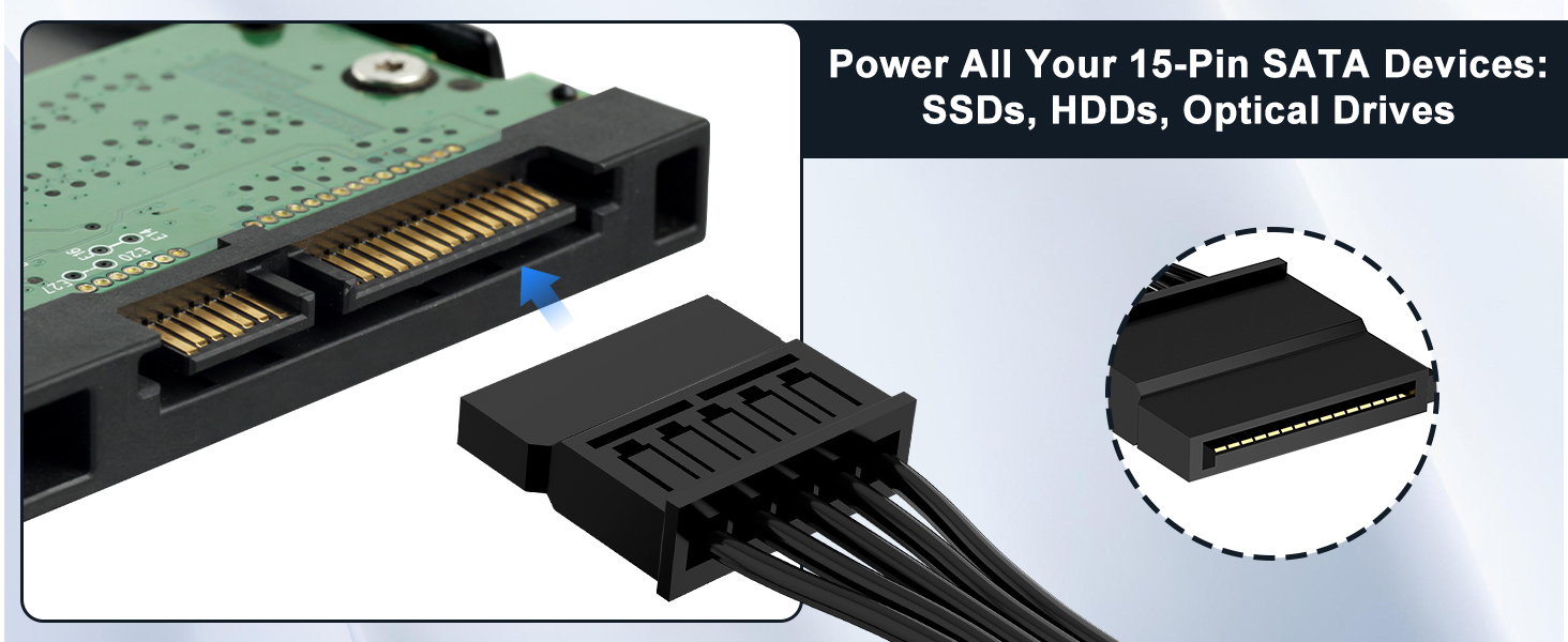 sata power cable, sata power extension cable, sata extension cable, sata cable, sata power extension