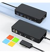 New Microsoft Surface Dock Triple Displays 4K HDMI+DP+Thunderbolt 4, 12 in 1 Surface Pro Docking ...
