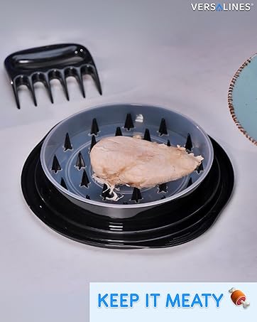 desmenuzador de pollo triturador de pollo carne desmuzador picador con bandeja shreder