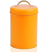 Farmhouse Coffee Canister Storage Container, 42 Oz Vintage Coffee Bean Airtight Jar with Lid, Foo...