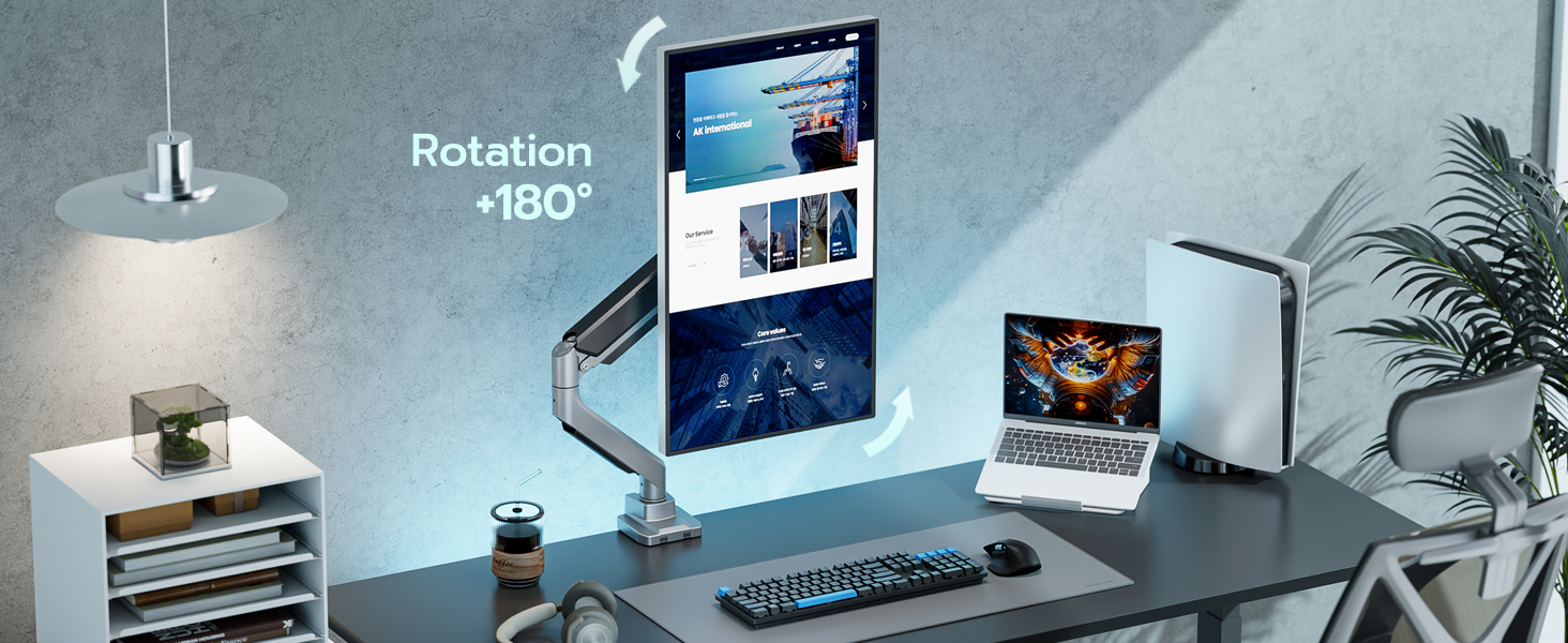 heavy duty monitor arm