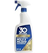 30 SECONDS Pro Mold and Mildew Stain Remover | Scrub Free | Brighter Results Instantly | Ready To...