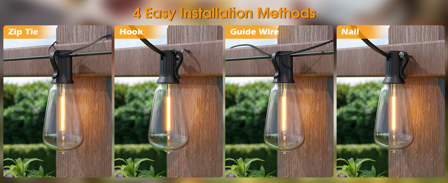 4 easy installtion way hanging sockets