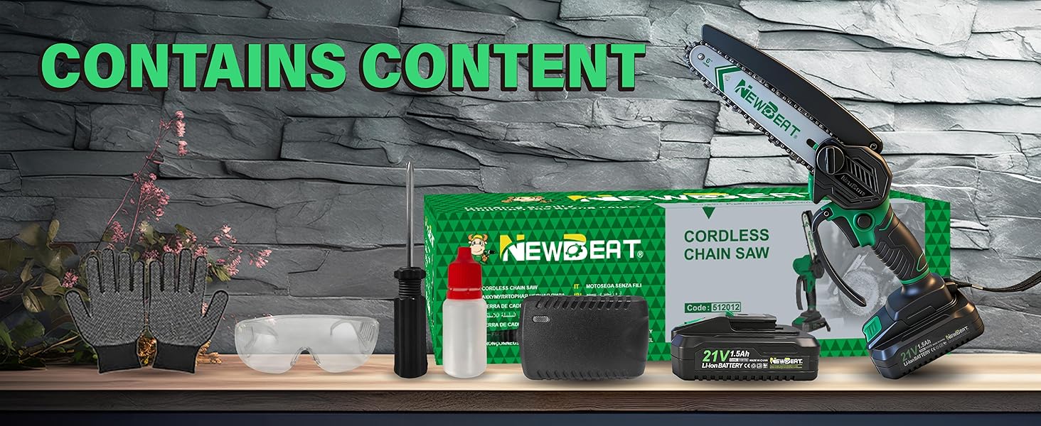 mini chainsaw set