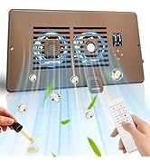 Smart Register Booster Fan for 6" x 12" Vents, 10-Speed AC Heating Cooling Vent Fan with 2 Scent ...