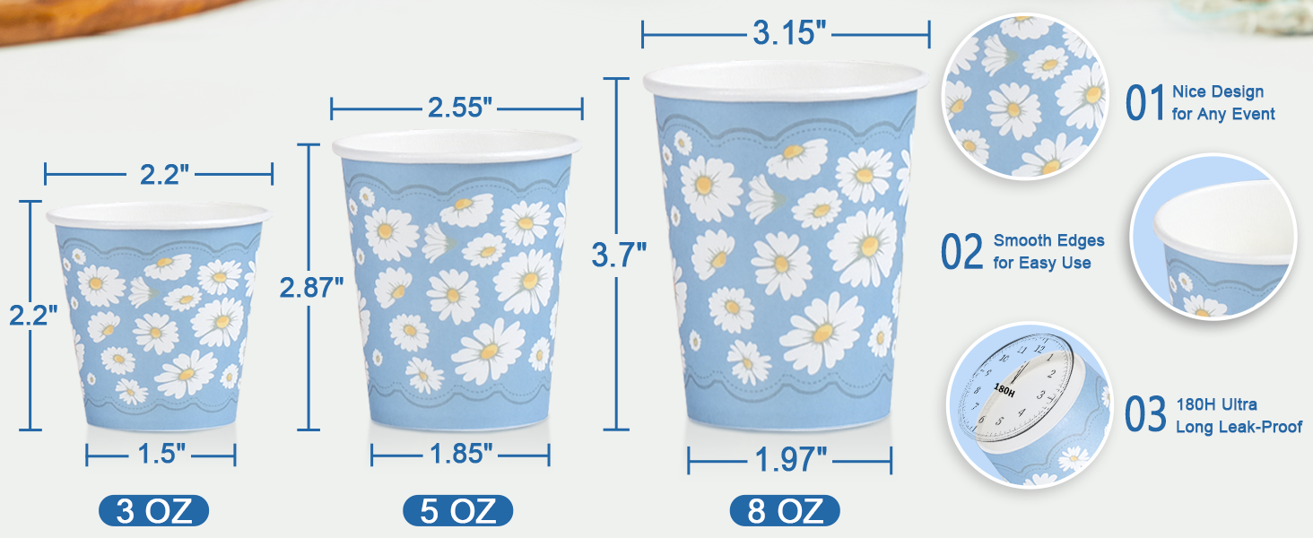 small paper cups