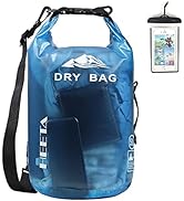 HEETA Waterproof Dry Bag for Women Men, 5L/10L/20L/30L/40L Roll Top Lightweight Dry Storage Bag B...