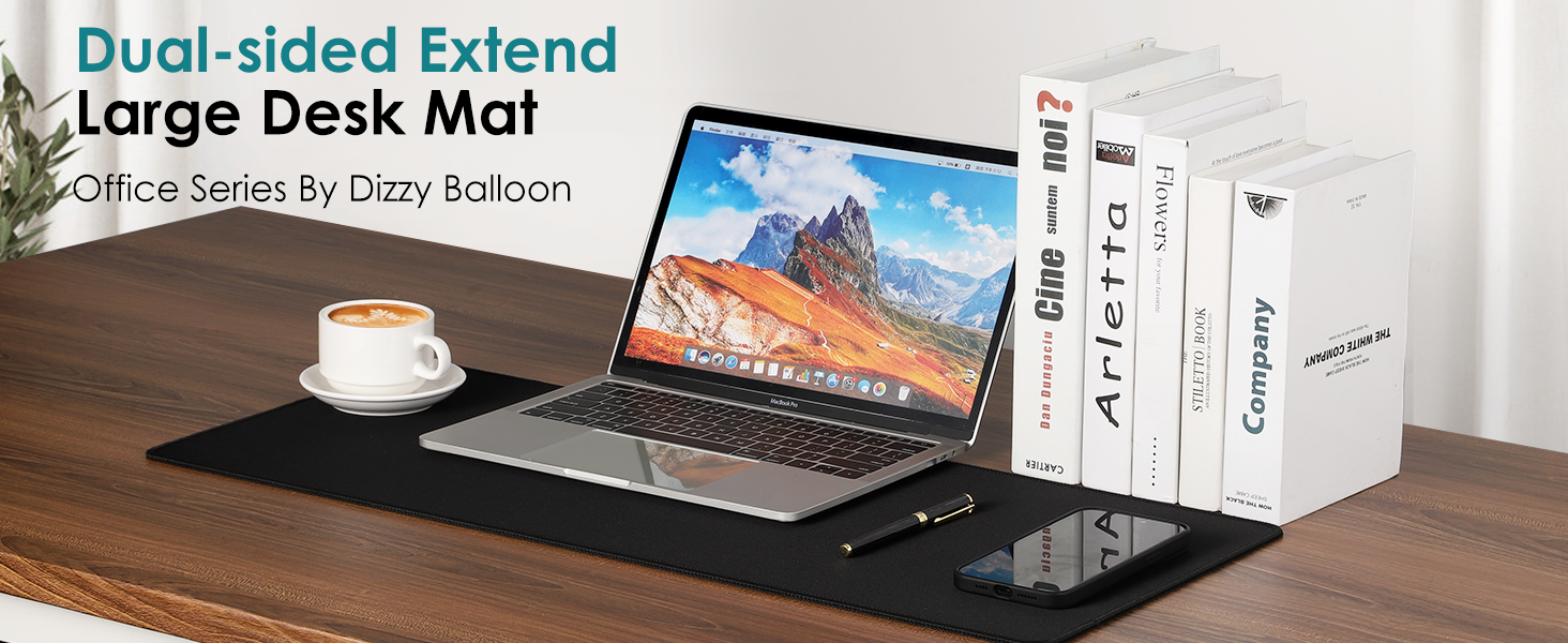 Dizzy Balloon Dual-sided Extend Large Desk Mat