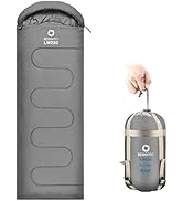 ECOOPRO Warm Weather Sleeping Bag - Portable, Waterproof, Compact Lightweight, Comfort with Compr...