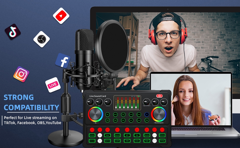 podcast microphone bundle